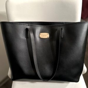 Michael Kors Black Leather Tote